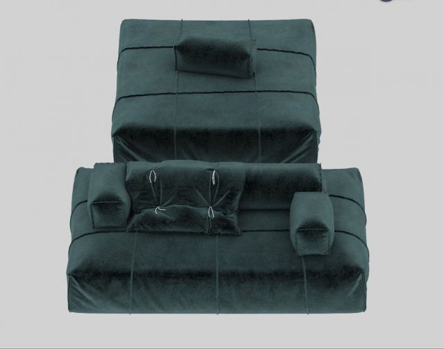 baxter italian luxury modern sofa 3D मॉडल .c4d .max .obj .3ds .fbx .stl .blend 