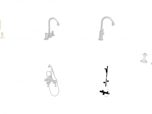 faucet spinkler bundel luxury fauce 3Dモデル