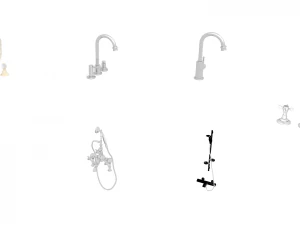 蛇口スプリンクラーバンドル高級蛇口 3Dモデル