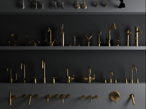 faucet spinkler bundel luxury fauce 3D 모델