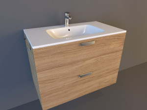 luxury basin cabinet model bundel 3D Model