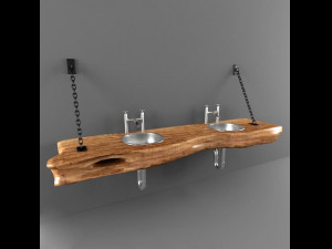 luxury basin cabinet model bundel 3D Model