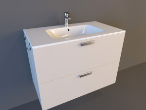 luxury basin cabinet model bundel 3D Model