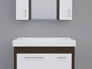 luxury basin cabinet model bundel 3D Model