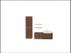 luxury basin cabinet model bundel 3D Model