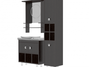 luxury basin cabinet model bundel 3D Model