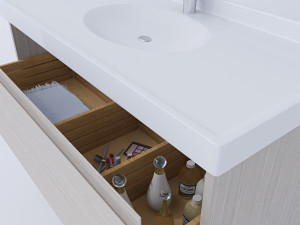 luxury basin cabinet model bundel 3D Model