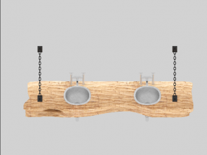 luxury basin cabinet model bundel 3D Model