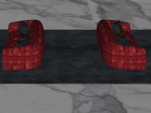 70 antique tea table bundel 3D 모델