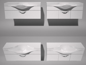 modern luxury basin model bundle 3D Model
