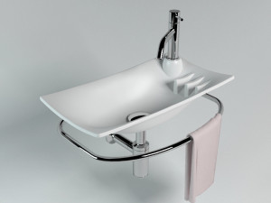 modern luxury basin model bundle 3D Model