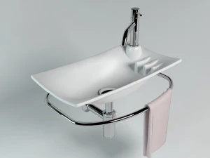 modern luxury basin model bundle 3D Model