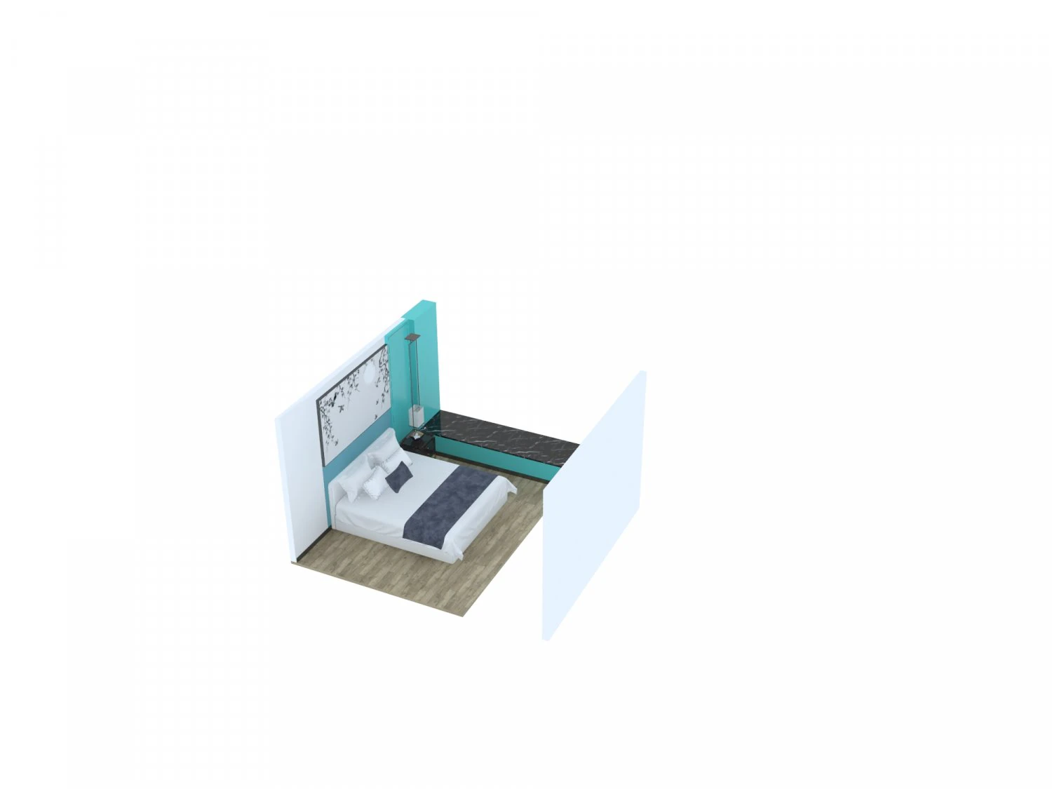 new chinese style bedroom model set 3D Model .c4d .max .obj .3ds .fbx .stl .blend