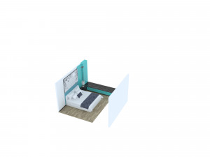 new chinese style bedroom model set 3D Модель