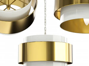 nolan small pendant white 3D Model