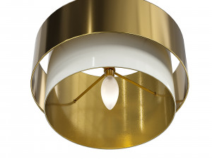 nolan small pendant white 3D मॉडल