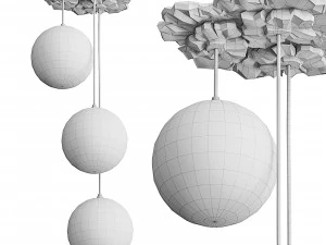 arteriors cloud pendant 3D Model