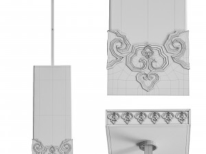 arteriors iris pendant 3D Model