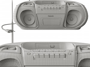 panasonic rx-d26 Model 3D