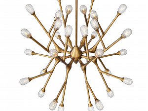 arteriors vandike chandelier 3D Model