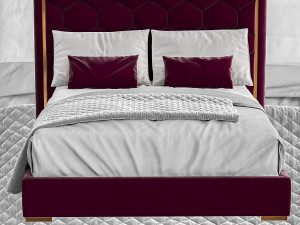 viola bed 3D 模型