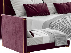 viola bed 3D 模型