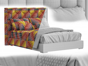 viola bed 3D 模型
