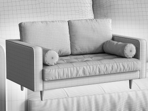 lucia sofa Modèle 3D