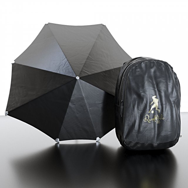 bag ronaldinho and umbrella senz Modello 3D .c4d .max .obj .3ds .fbx .stl .blend 