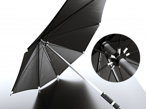 bag ronaldinho and umbrella senz Modello 3D