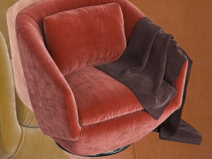 angel cerda chair Modello 3D