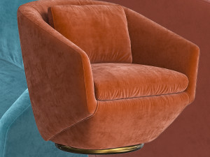 angel cerda chair Modello 3D