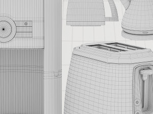 russell hobbs cottage set Modèle 3D