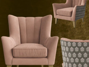 parker knoll shoreditch chair 3D Model