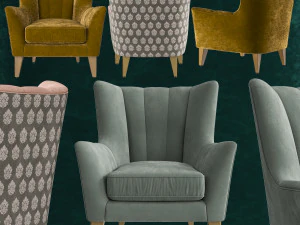 parker knoll shoreditch chair 3D Model