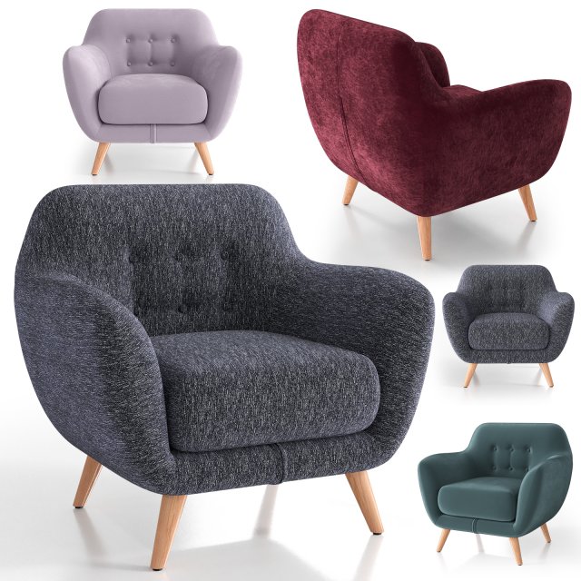 loa chair Modello 3D .c4d .max .obj .3ds .fbx .stl .blend 