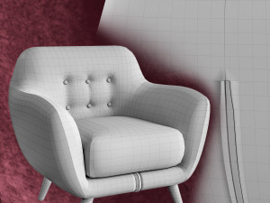 loa chair Modello 3D