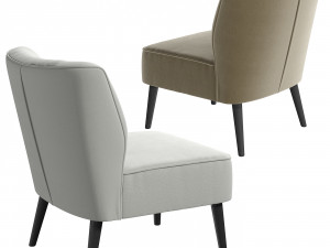 armchair atticus chair Modello 3D