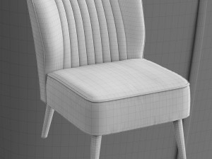 armchair atticus chair Modello 3D