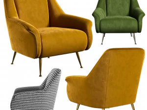 caledonian chair 3D Model