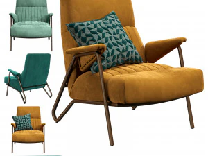 chaise bouquetin Modèle 3D