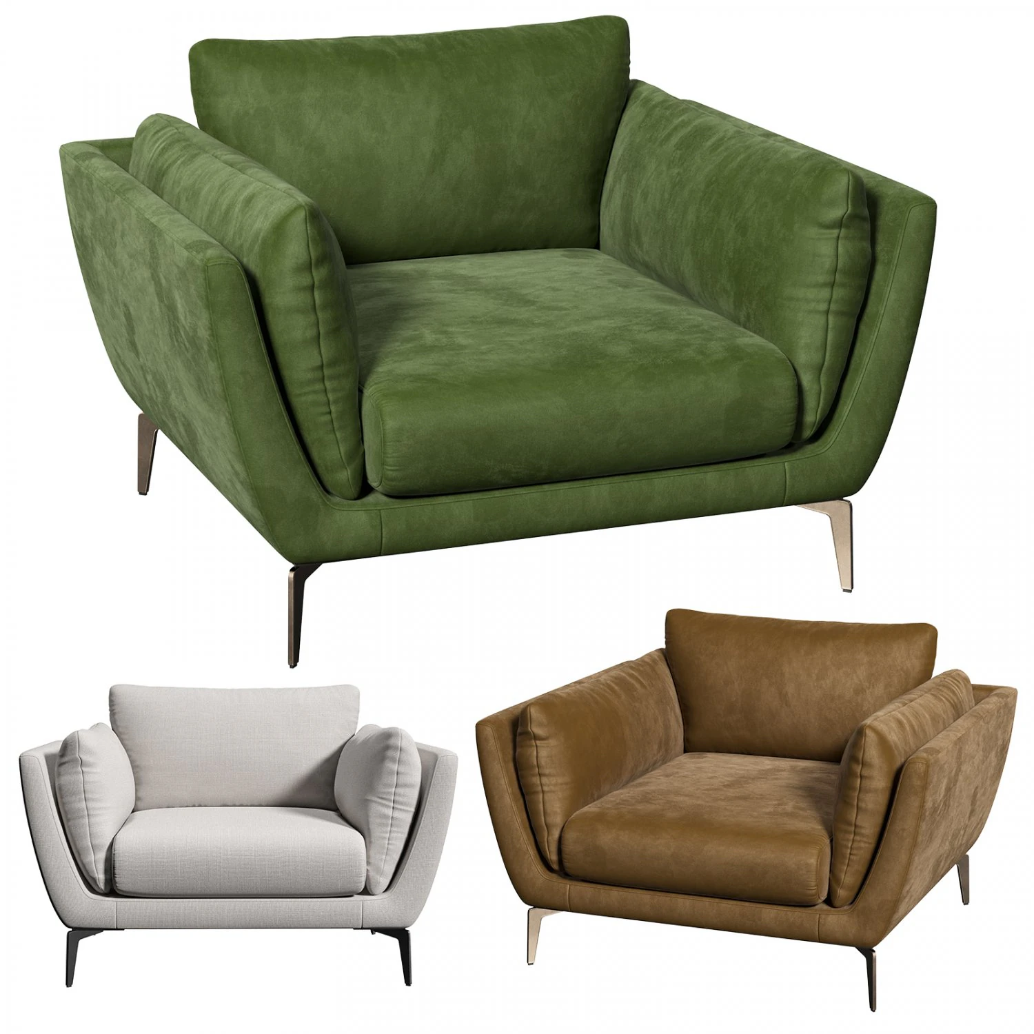 amsterdam chair 3D Model .c4d .max .obj .3ds .fbx .stl .blend 