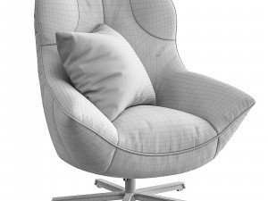 rico king rom chair 3D Model