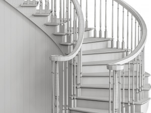 classic staircase 3D 모델