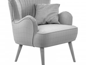 swan chair 3D Model