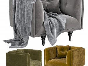 koninklijke stoel 3D Model