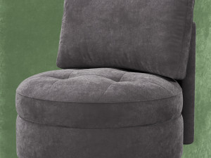 wing round chair 3D 模型