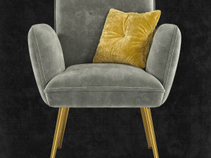 nelda chair Model 3D