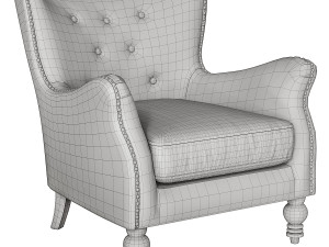 dallas chair 3D Модель