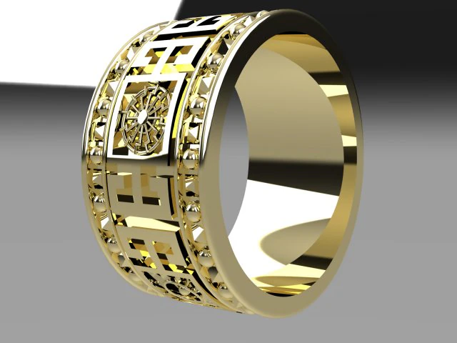 anello atlantida Modello 3D .c4d .max .obj .3ds .fbx .stl .blend 